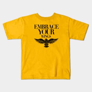 Embrace Your Wings: Soar to New Heights Kids T-Shirt